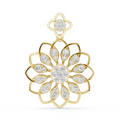 The Iris Lace Medallion Pendant - Lab Grown Diamonds