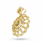 The Iris Lace Medallion Pendant - Lab Grown Diamonds