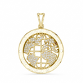 The Monde d'Or Pendant - Lab Grown Diamonds