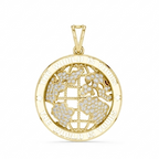 The Monde d'Or Pendant - Lab Grown Diamonds
