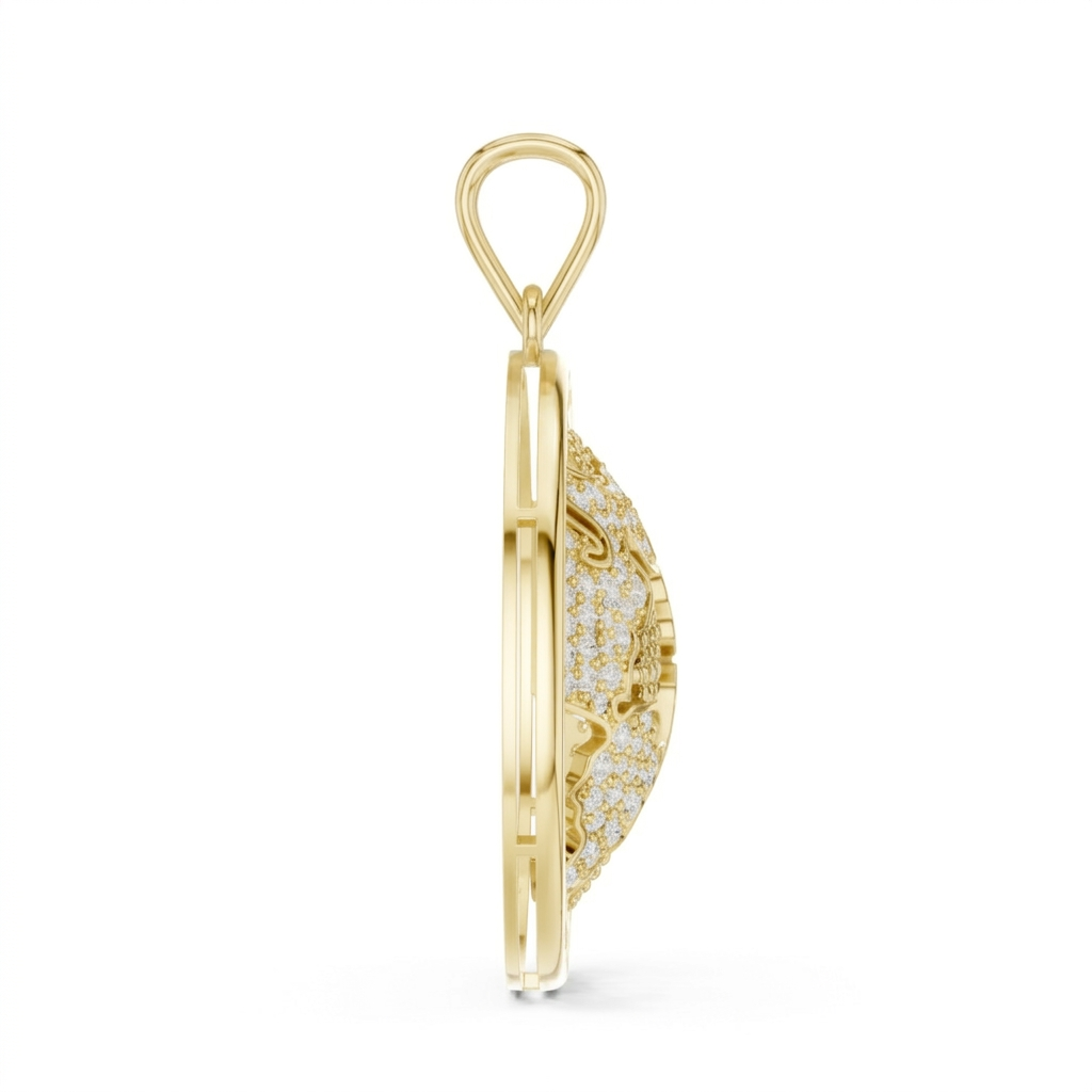 The Monde d'Or Pendant - Lab Grown Diamonds