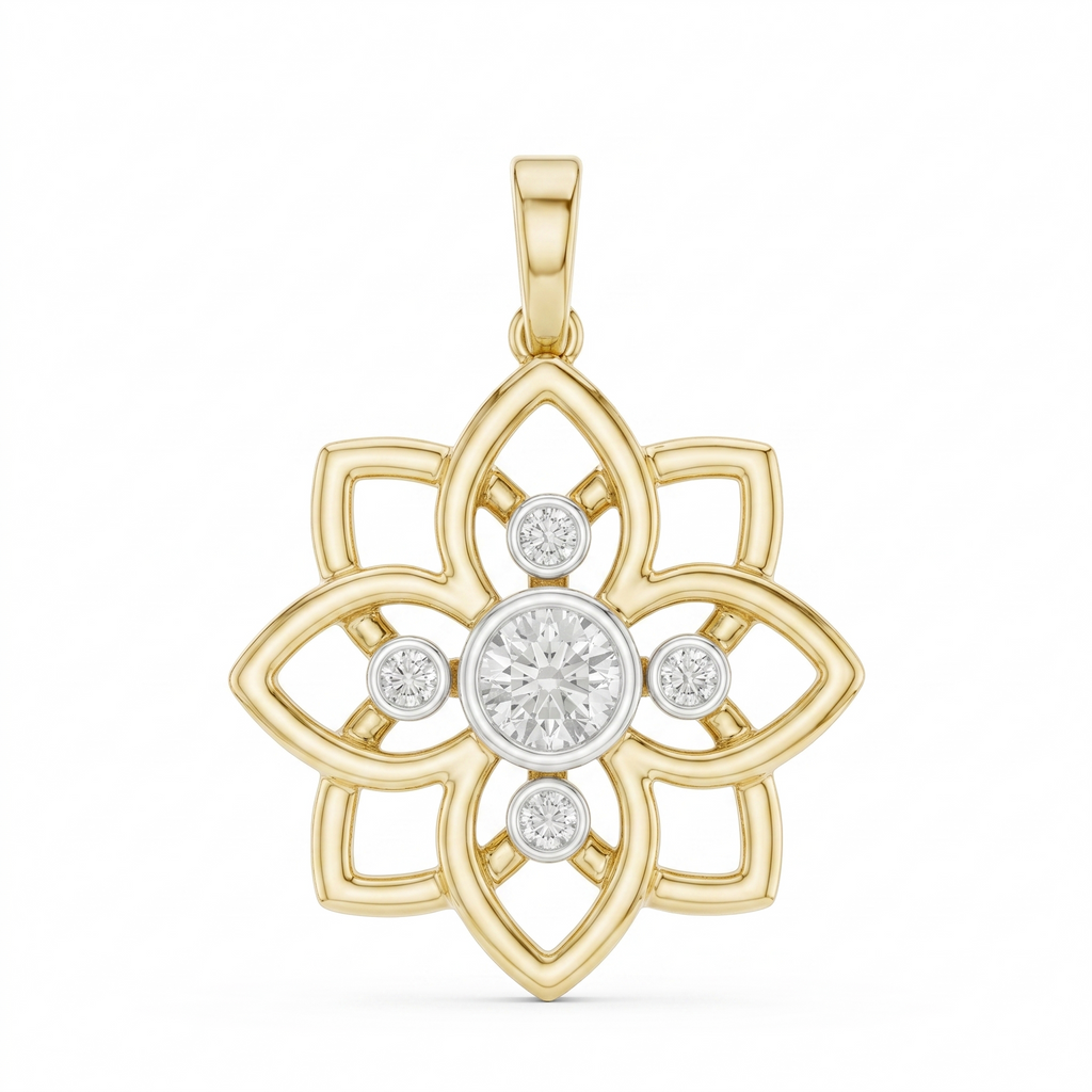 The Regal Aurelia Pendant - Lab Grown Diamonds
