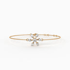 The Petal Star Bracelet - Lab Grown Diamonds