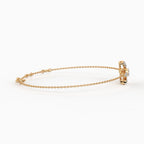 The Petal Star Bracelet - Lab Grown Diamonds