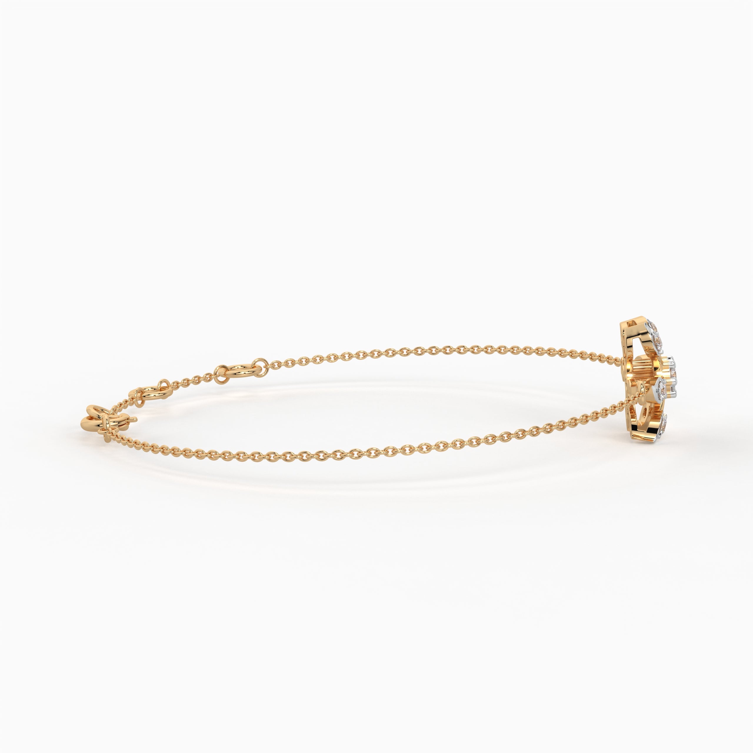 The Petal Star Bracelet - Lab Grown Diamonds