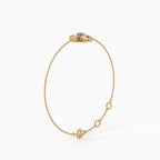 The Petal Star Bracelet - Lab Grown Diamonds
