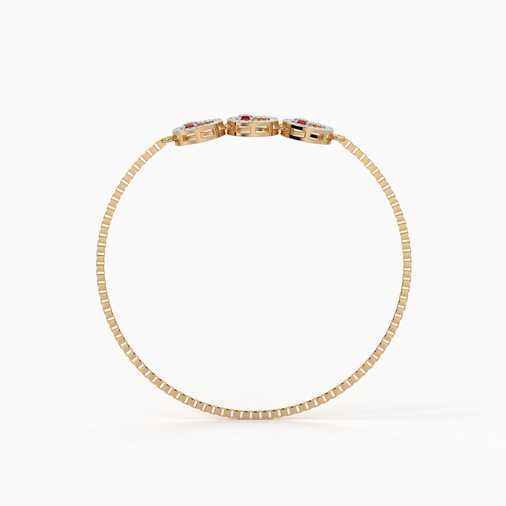 The Trinity Spark Bracelet - Lab Grown Diamonds