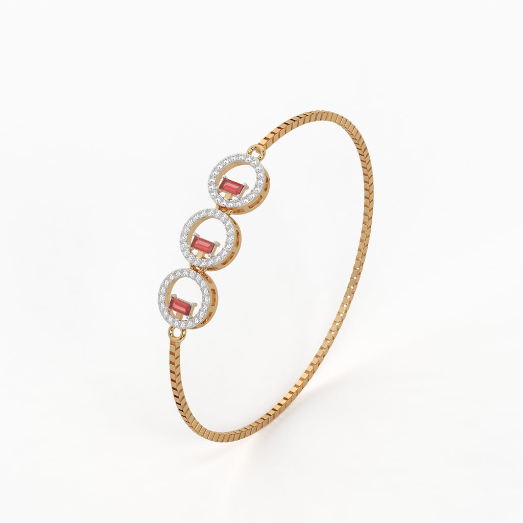 The Trinity Spark Bracelet - Lab Grown Diamonds