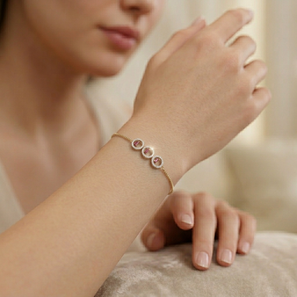 The Trinity Spark Bracelet - Lab Grown Diamonds