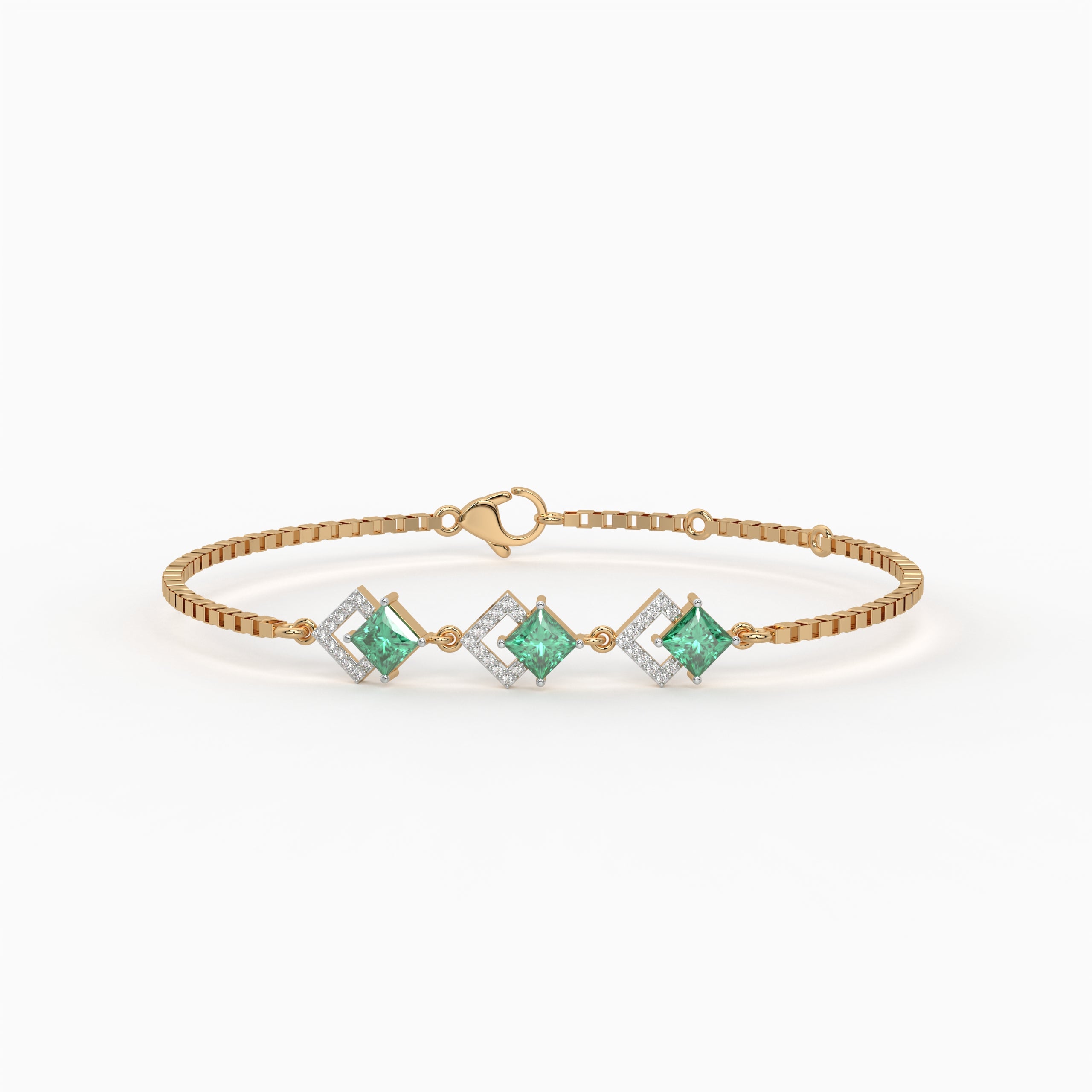 The Verde Shine Bracelet - Lab Grown Diamonds