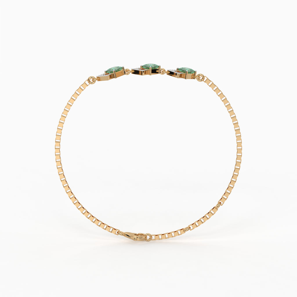 The Verde Shine Bracelet - Lab Grown Diamonds
