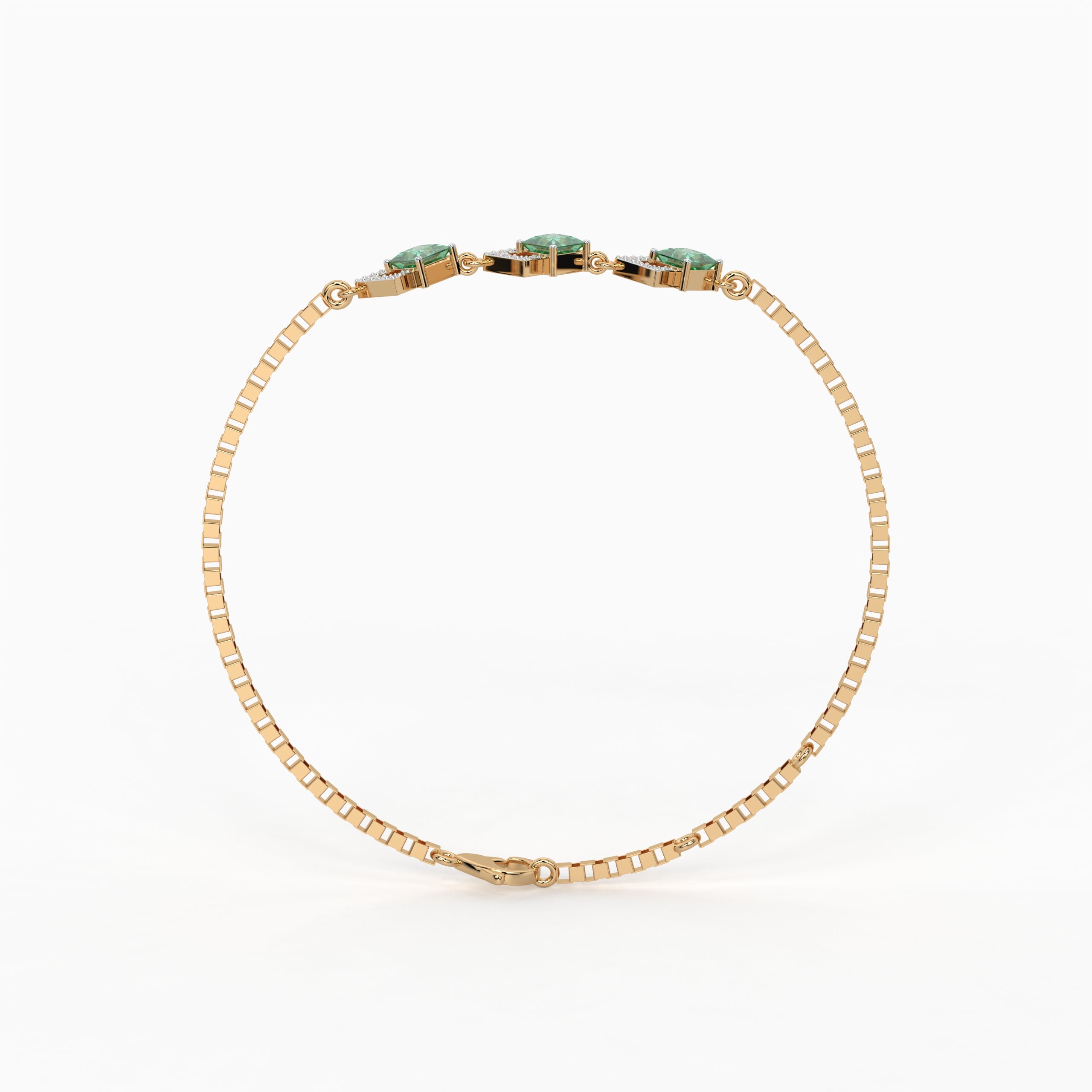 The Verde Shine Bracelet - Lab Grown Diamonds