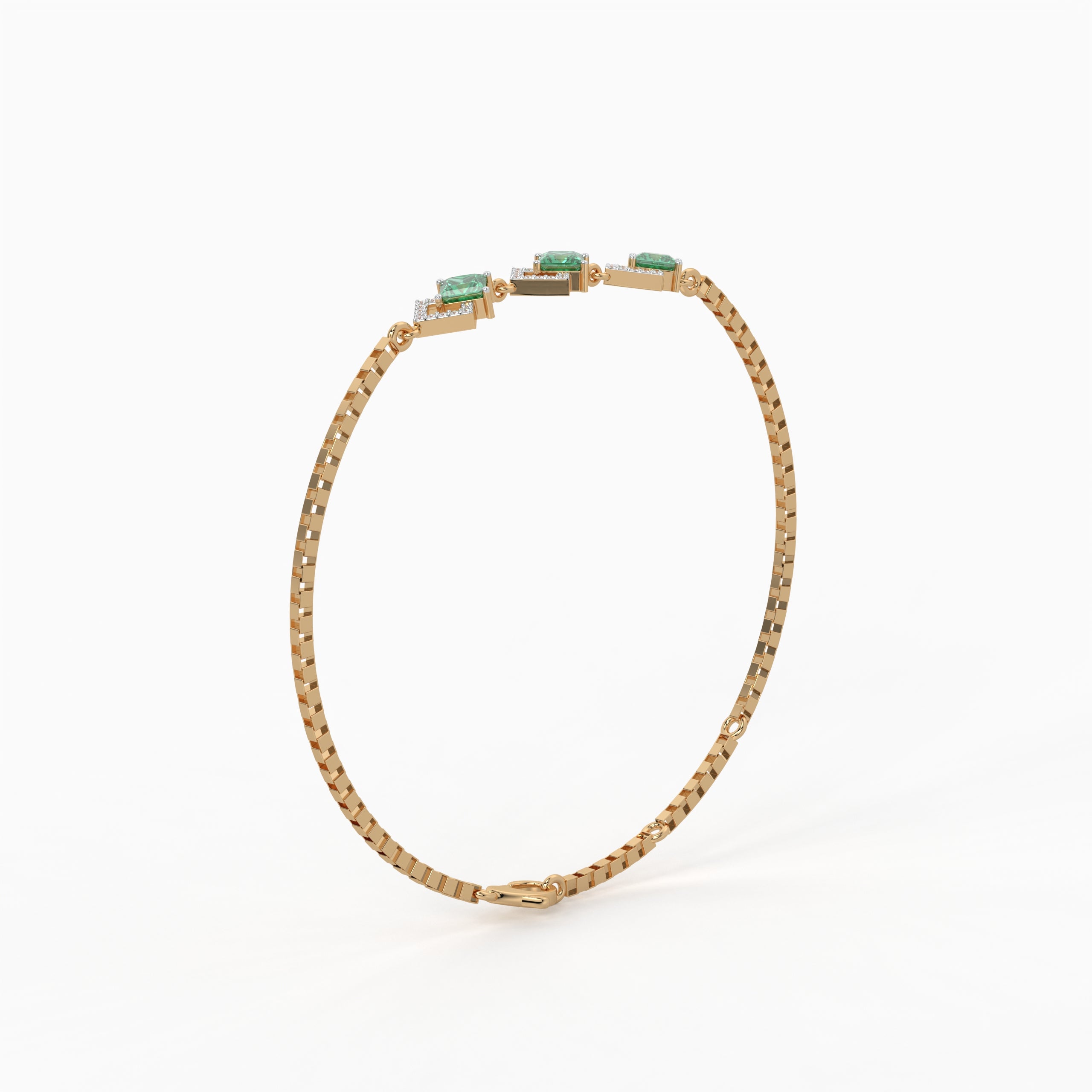 The Verde Shine Bracelet - Lab Grown Diamonds