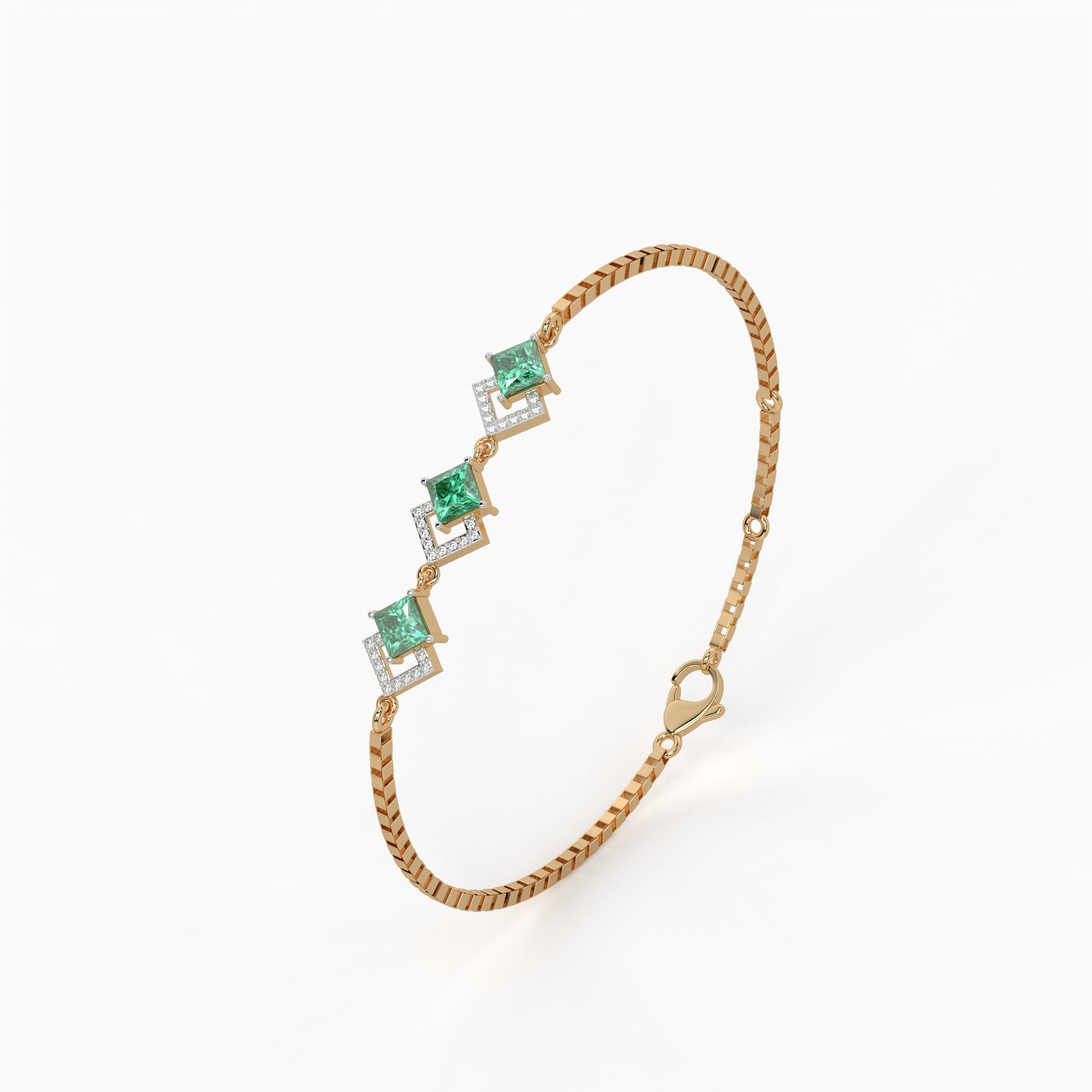 The Verde Shine Bracelet - Lab Grown Diamonds