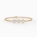 The Imperial Frame Trio Bracelet - Lab Grown Diamonds