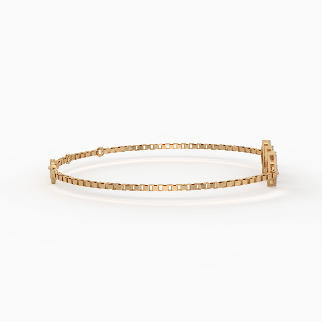 The Imperial Frame Trio Bracelet - Lab Grown Diamonds