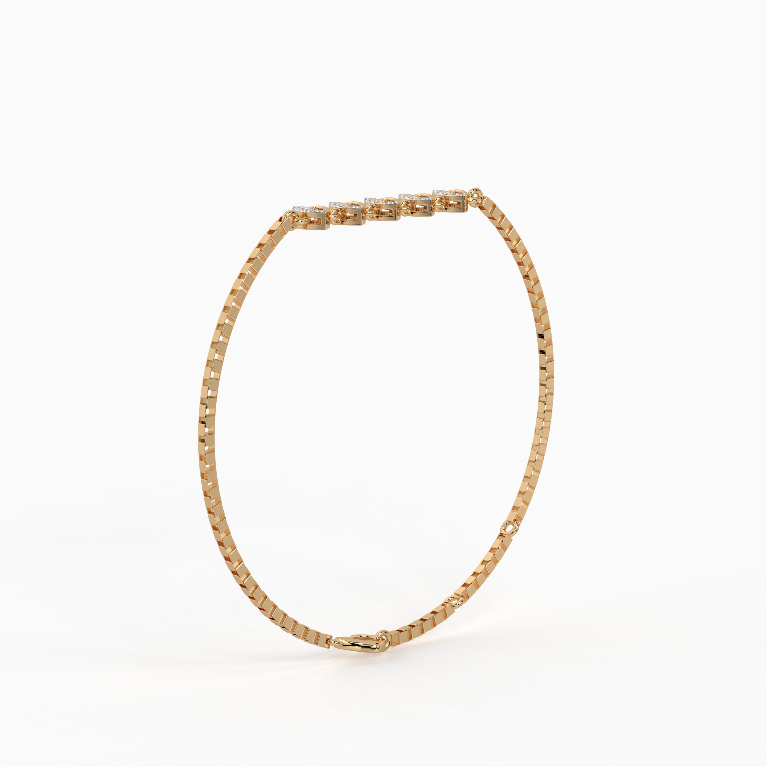 The Majestic Hearts Bracelet - Lab Grown Diamonds