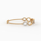The Golden Link Harmony Bracelet - Lab Grown Diamonds