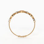 The Golden Link Harmony Bracelet - Lab Grown Diamonds