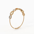 The Golden Link Harmony Bracelet - Lab Grown Diamonds