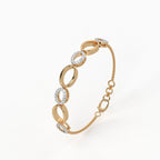 The Golden Link Harmony Bracelet - Lab Grown Diamonds