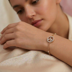 The Liora Leaf Bracelet - Lab Grown Diamonds