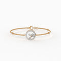 The Liora Leaf Bracelet - Lab Grown Diamonds