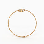 The Liora Leaf Bracelet - Lab Grown Diamonds