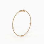 The Glint Curve Bracelet - Lab Grown Diamonds