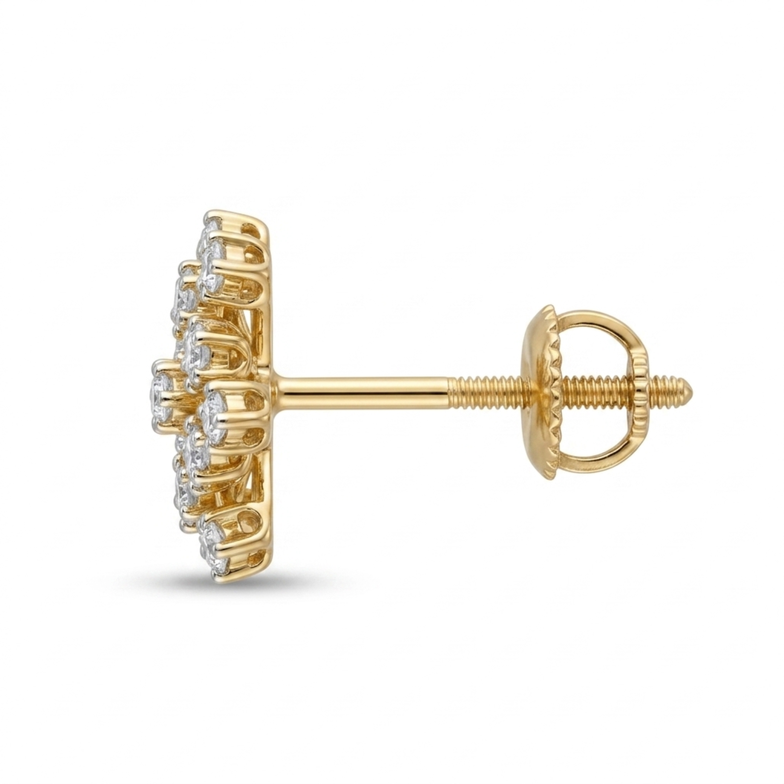 The Snowflake Earrings - Lab Grown Diamonds