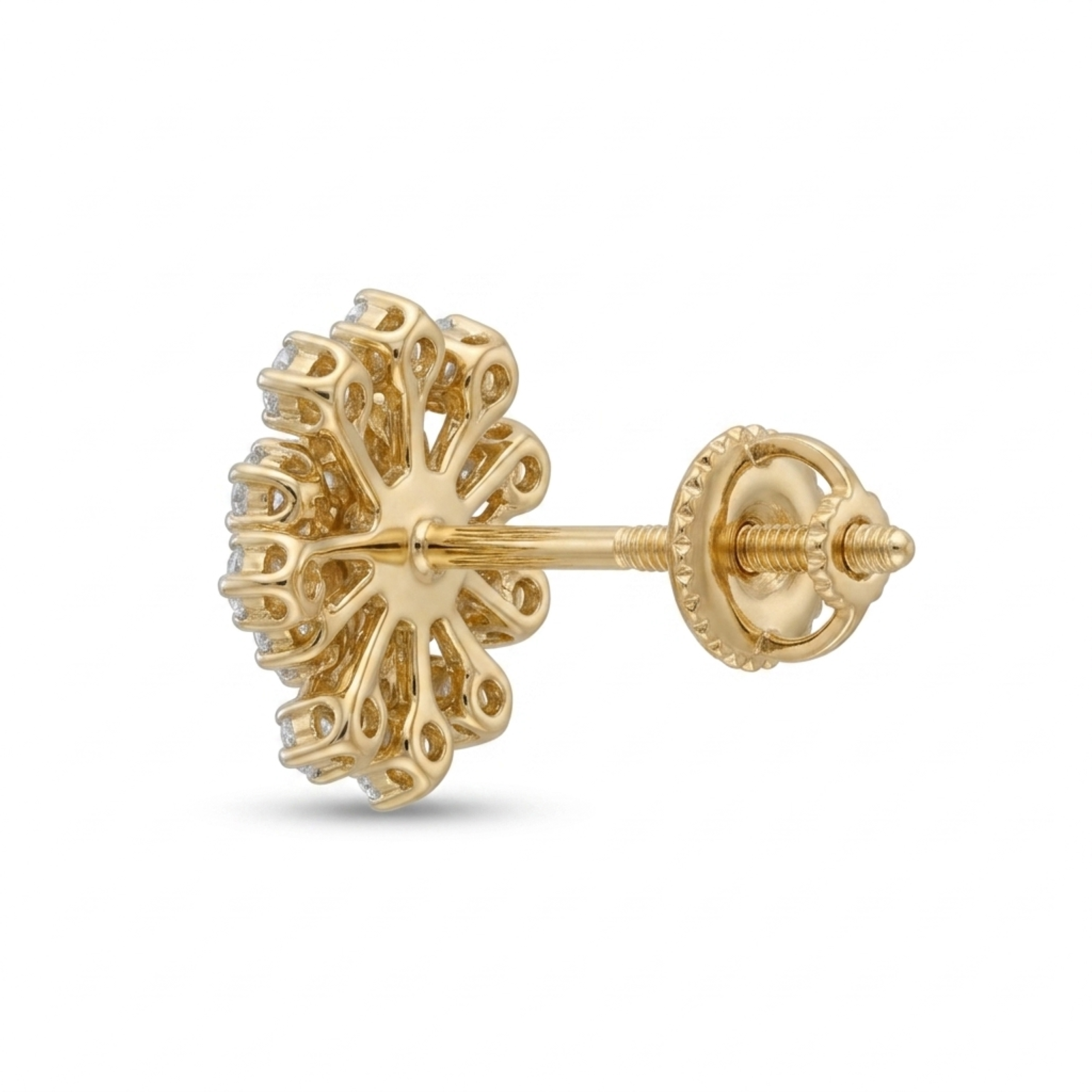 The Snowflake Earrings - Lab Grown Diamonds