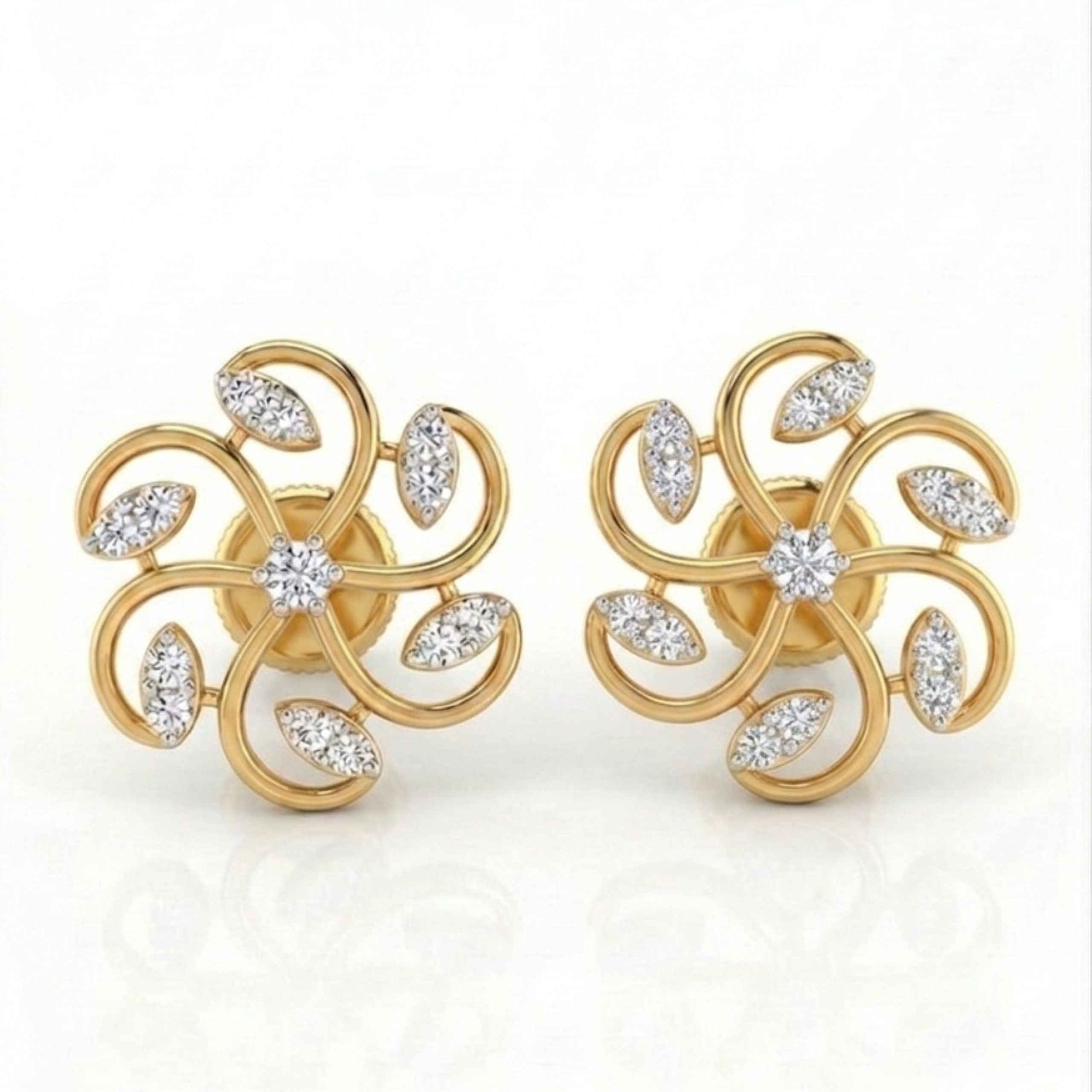 The Spring Bloom Earrings - Lab Grown Diamonds