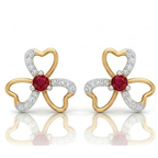 The Sweet Frogbit Earrings - Lab Grown Diamonds