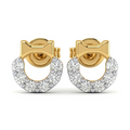The Starlit Halo Earrings - Lab Grown Diamonds