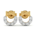 The Starlit Halo Earrings - Lab Grown Diamonds