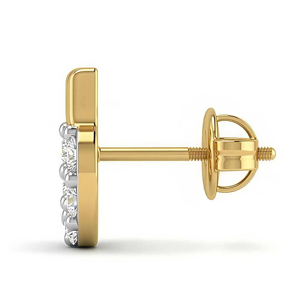 The Starlit Halo Earrings - Lab Grown Diamonds