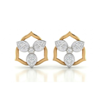 The Aurora Petal Earrings - Lab Grown Diamonds