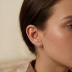 The Aurora Petal Earrings - Lab Grown Diamonds
