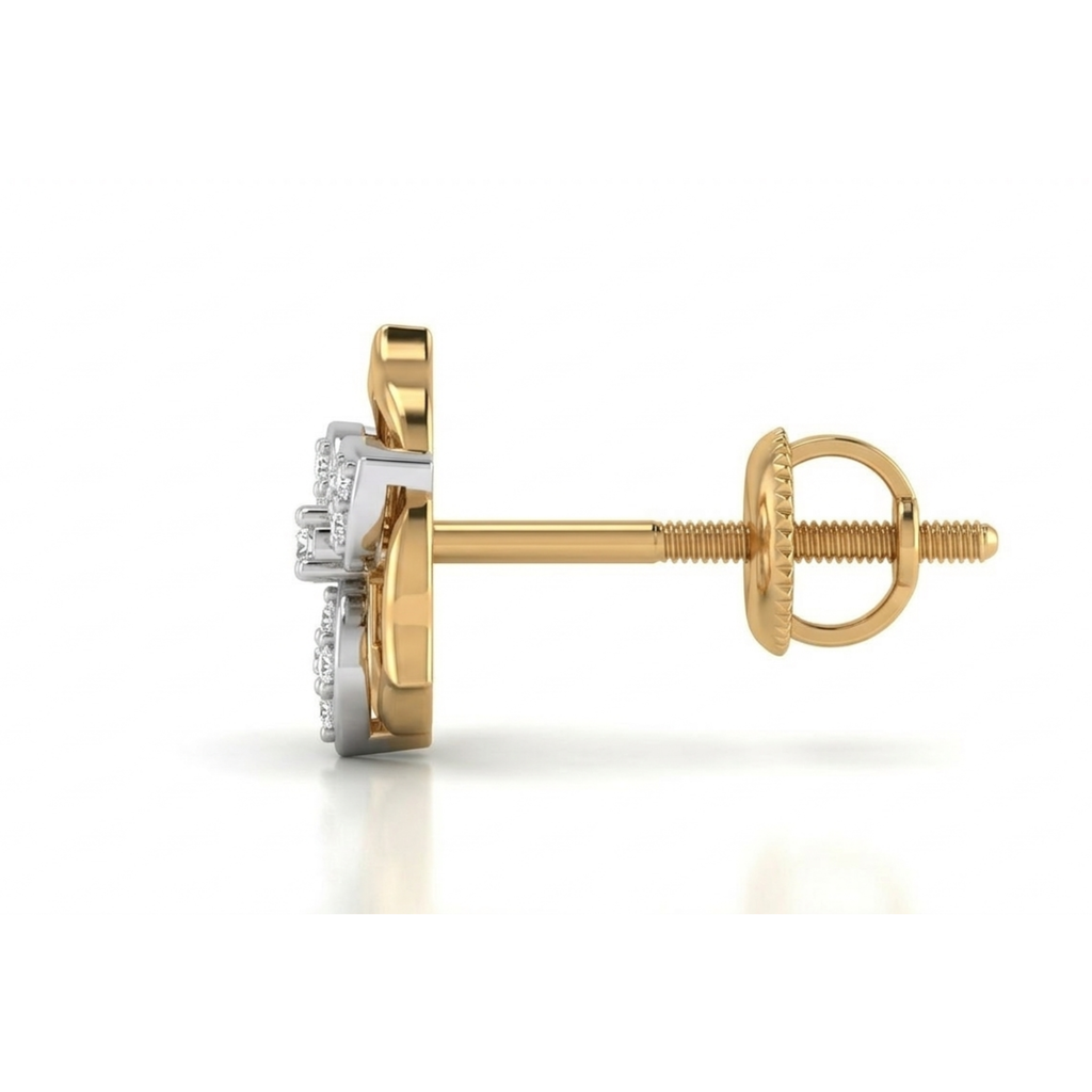 The Aurora Petal Earrings - Lab Grown Diamonds