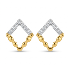 The Rosette Frame Earrings - Lab Grown Diamonds