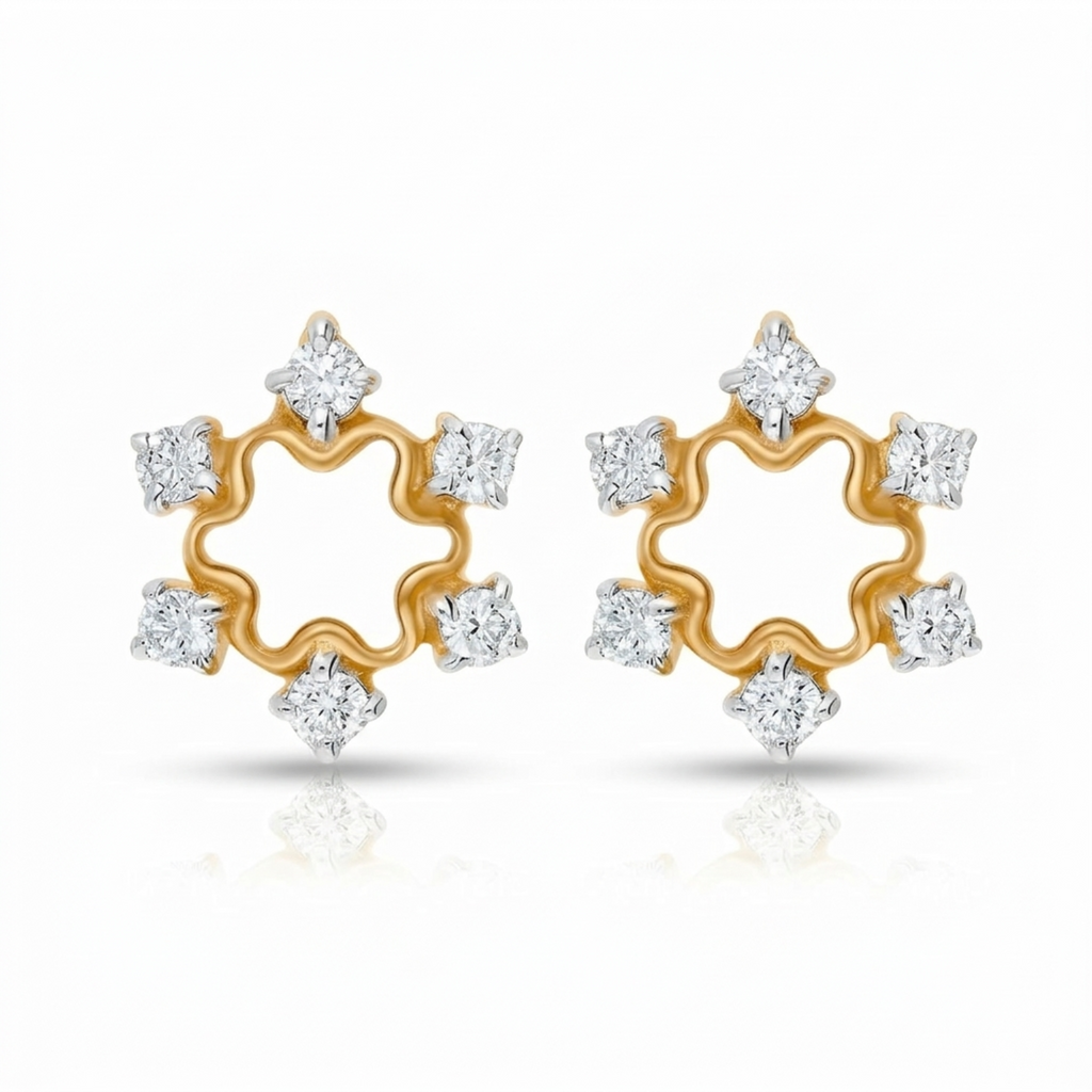 The Guiding Star Earrings - Lab Grown Diamonds