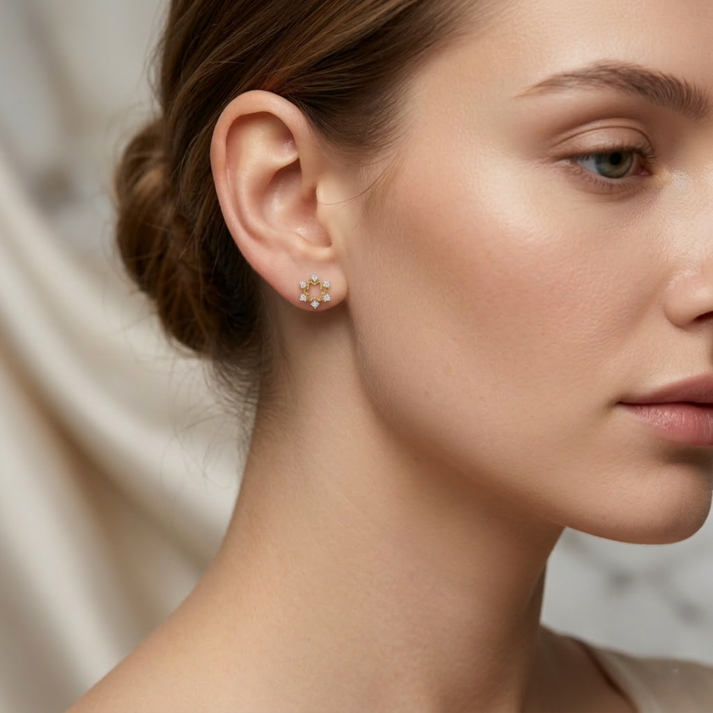 The Guiding Star Earrings - Lab Grown Diamonds