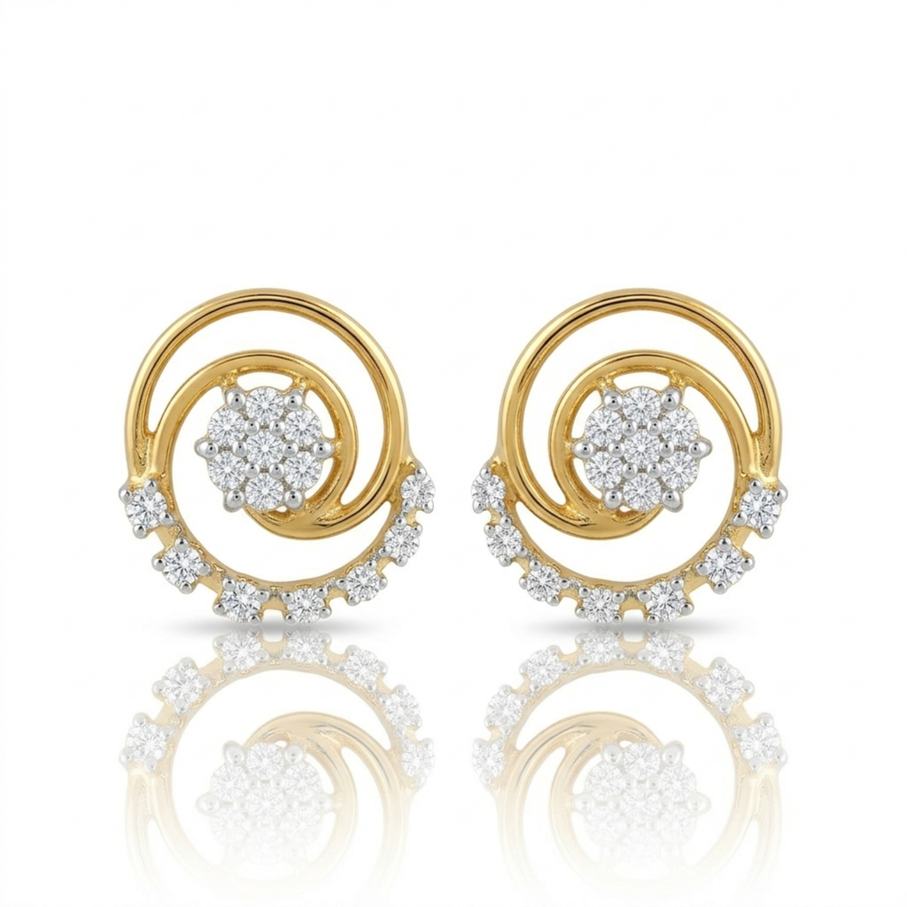 The Rosebud Spark Earrings - Lab Grown Diamonds