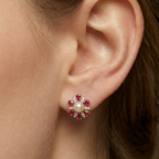 The Elaria Pearl Earrings - Lab Grown Diamonds