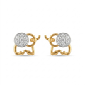 The Lucky Trunk Elephant Earrings - Lab Grown Diamonds