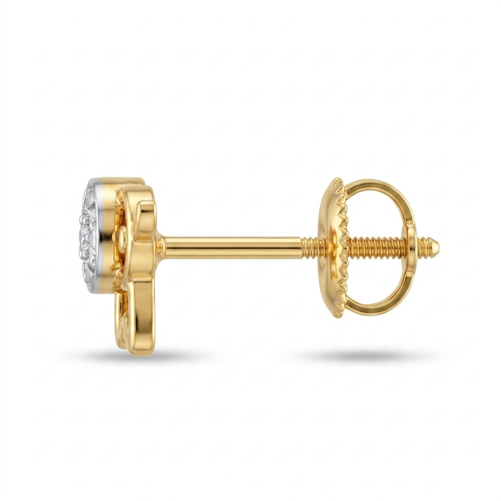 The Lucky Trunk Elephant Earrings - Lab Grown Diamonds
