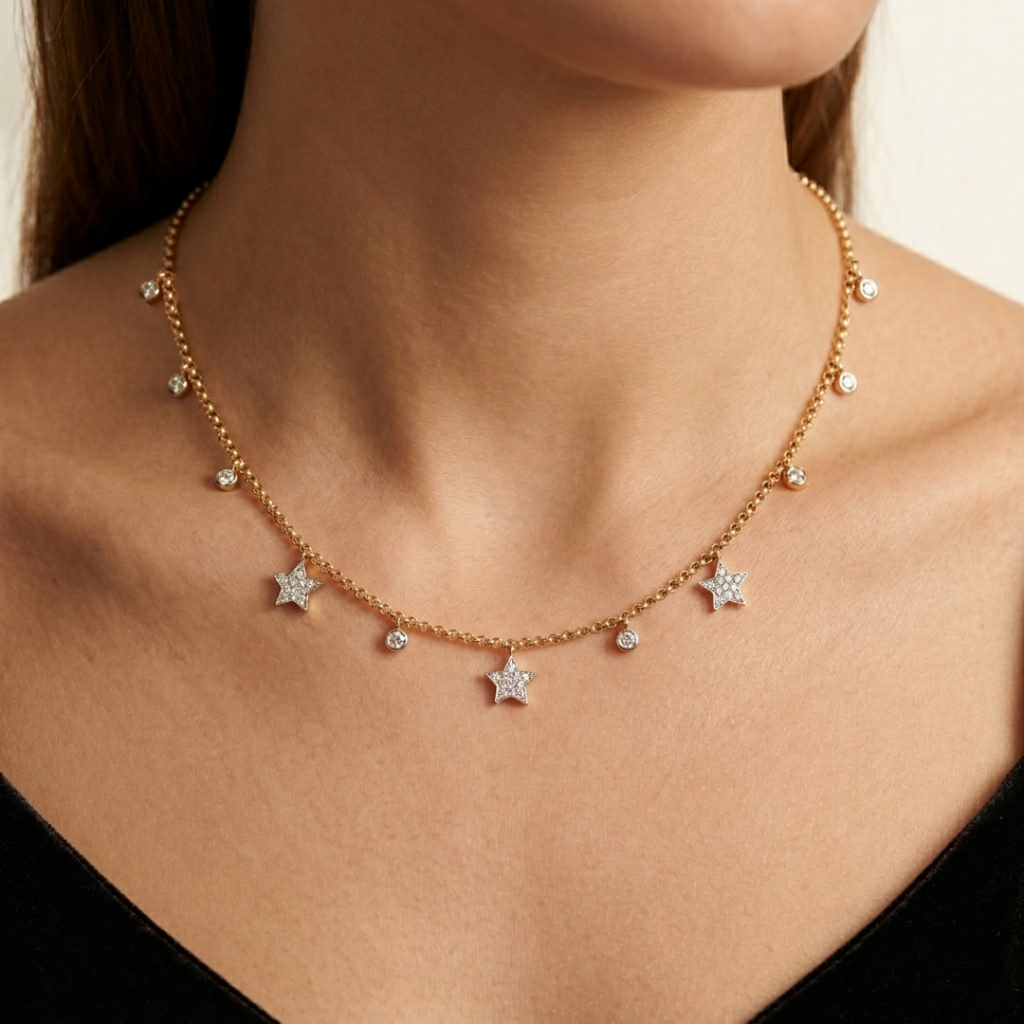 The Starlume Drop Neckline - Lab Grown Diamonds