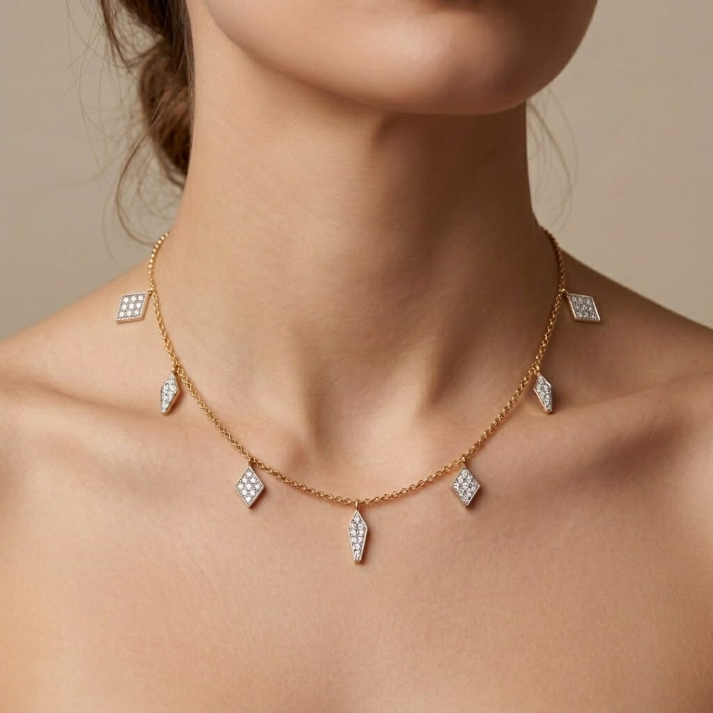 The Shard Glow Neckline - Lab Grown Diamonds