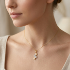 The Hex-Link Zigzag Pendant - Lab Grown Diamonds