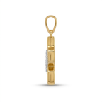 The Hex-Link Zigzag Pendant - Lab Grown Diamonds